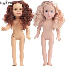 Luckdoll ZWSISU новая блондинка/брюнетка 45 см кукла реальность детская игрушка подарок на день рождения для как куклы