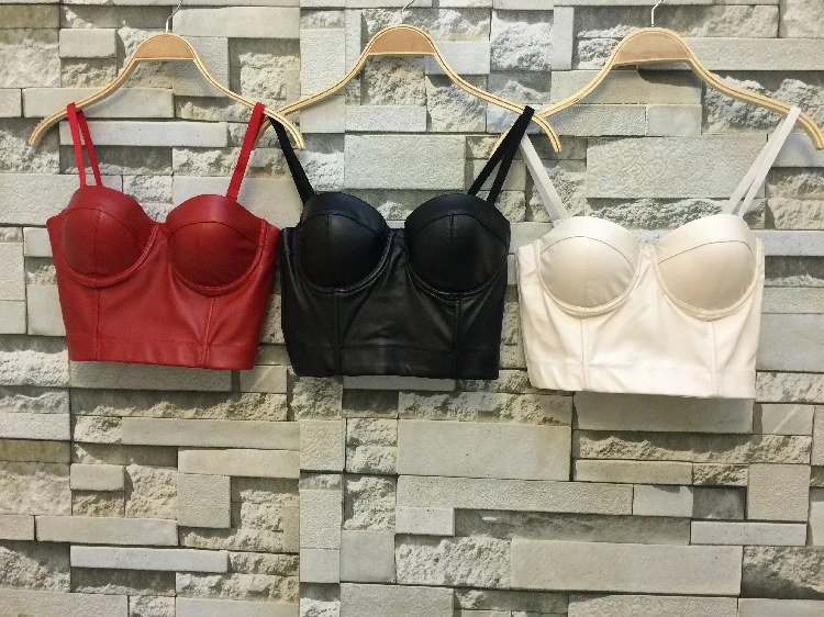 Мода Push Up Bralet для женщин корсет бюстье бюстгальтер для ночного клуба вечерние укороченные Топ 4 цвета S-XL