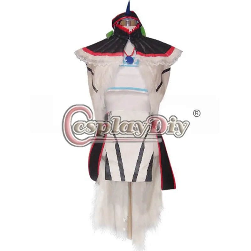Cosplay&Ware [1]Cosplaydiy Monster Hunter White Unicorn Cosplay Costume Adult Women Halloween Anime D0515 -Cosplay&Ware anime Shop