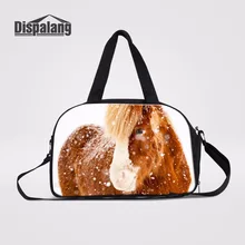 Dispalang Crazy Horse узор женские большие сумки для путешествий выходные дорожная Туристическая Сумка сумки багажная сумка с независимое отделение для обуви