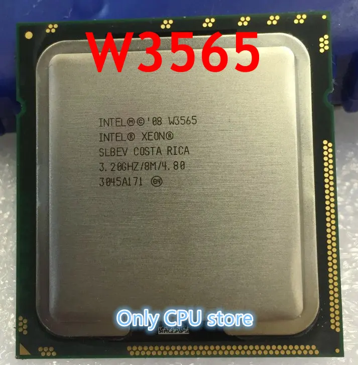 

free shipping Processor INTEL W3565 CPU processor /3.2GHz /LGA1366/8MB L3 Cache/Quad-Core/ server CPU
