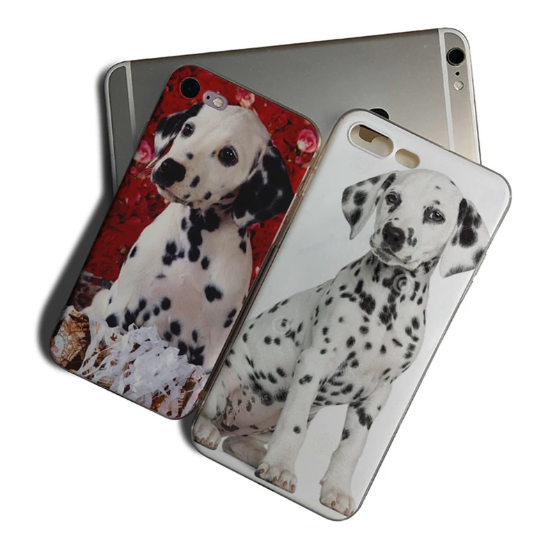 

IMIDO Animal dog Dalmatian puppy Pattern Cases Printed Capa Back Shell For Iphone 6S 6PLUS 6SPLUS 7 8 7PLUS 8PLUS X XS XR XSMAX