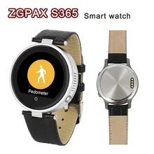 Smartwatch ZGPAX S365 Bluetooth 4.0 Smart Watches WristWatch Round touch screen For iPhone & Android Samsung Wearable Device hot
