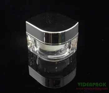 

30pcs/lot 10g high-end 10g acrylic jar,empty eye cream jar Cosmetics empty bottles