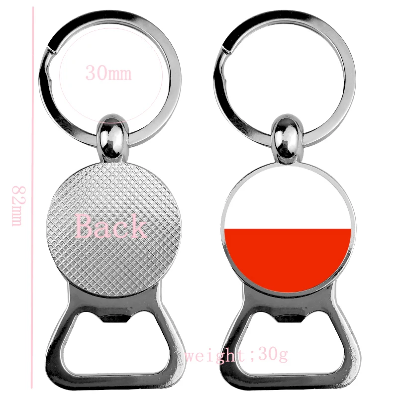 Hot-Beer-bottle-opener-keychain-Poland-and-Bosnia-Herzegovina-Denmark-Flag-key-rings-for-a-woman (3) 副本