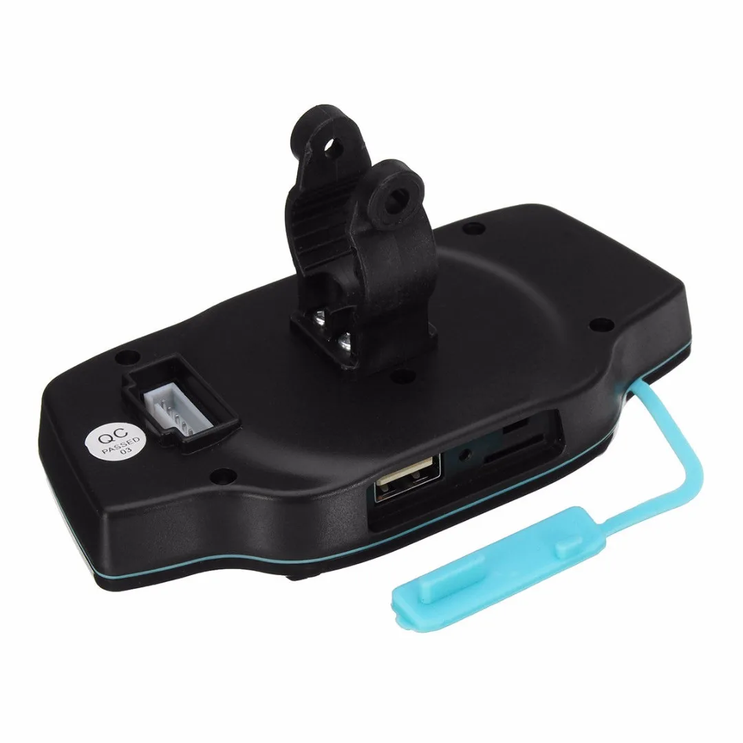 Newest 12V Bluetooth Motorcycle Handlebar Audio System FM Radio MP3 Speaker USB
