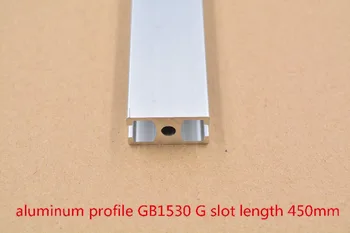 

1530 aluminum extrusion profile G groove white length 450mm industrial aluminum profile workbench 1pcs