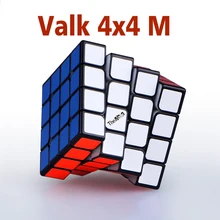 Mofangge Valk 4 M Магнитный 4*4 черный/без наклеек Магнитный куб головоломка без наклеек идея подарка для X'mas дня рождения