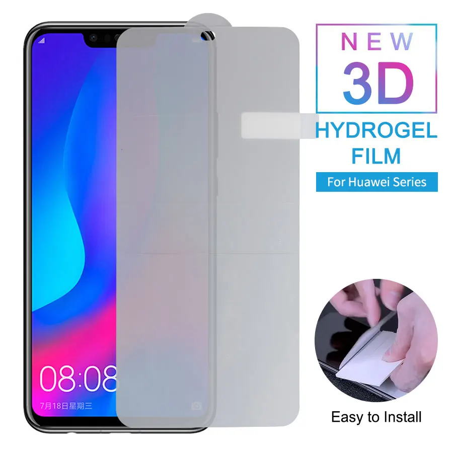 

Vladimir 3D Soft Full Cover Hydrogel Protective Film For Huawei P Smart Plus 3E 2S Screen Protector Film Nova 3 3i
