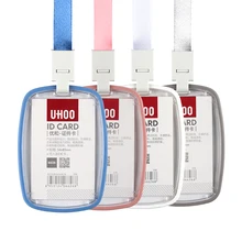 Держатель для рабочих карт s набор акриловый держатель карты работник горизонтальный с шнурком сертификат работы идентификационный значок YH6626+ 6722