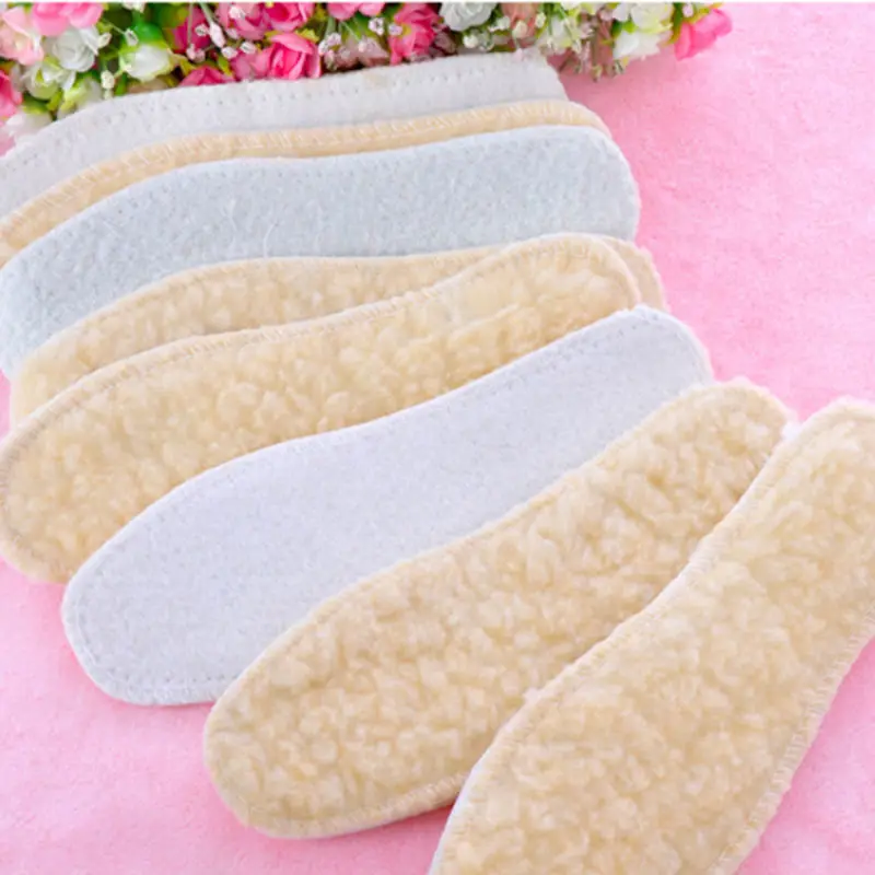 Buy 1pair 7 Sizes Fleece Thermal Insoles Snow Boots Warm Winter Comfort Pads