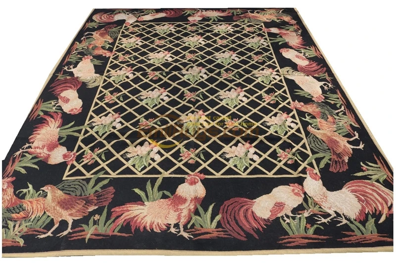 Античный Европейский точечный ковер ручной тканый Наконечник иглы шерстяной ковер ручной вышитый ковер тканые шерстяные ковры