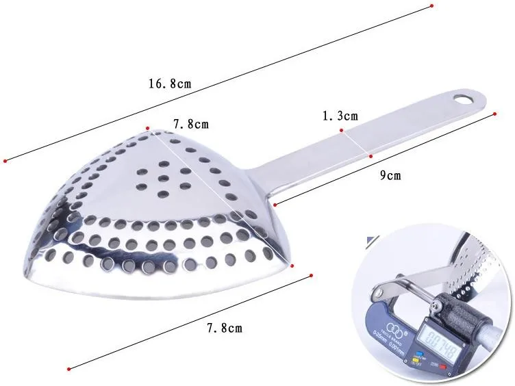 Кухонная барная посуда, барные инструменты, нержавеющая сталь, позолоченное серебро, фильтр для коктейля, льда, ложка, барные фильтры