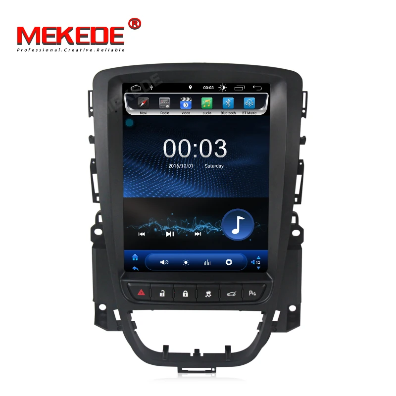 Top MEKEDE DSP Android 9.0 car dvd gps multimedia player For Opel Astra J/Vauxhall Holden 2010-2013  car radio Bluetooth ipod wifi 3