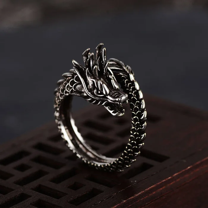 

New Fashion Ring Dragon Ladies Engagement Ring Men Jewelry Wholesale