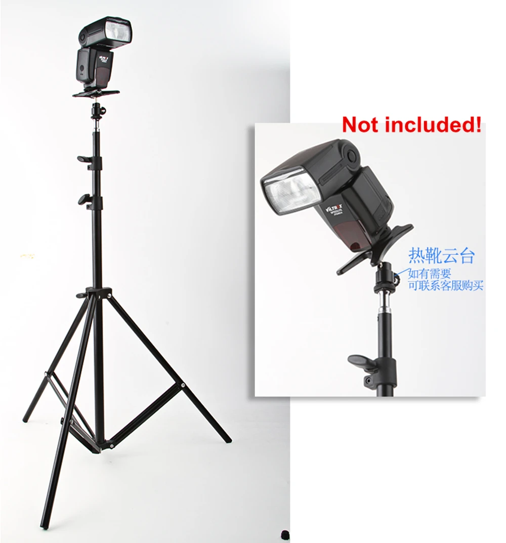 Viltrox 1,9 м (74in) раза осветительная стойка-Трипод с 1/4 головки винта Softbox для фотостудии зонтики для отражения освещения при видео съёмке