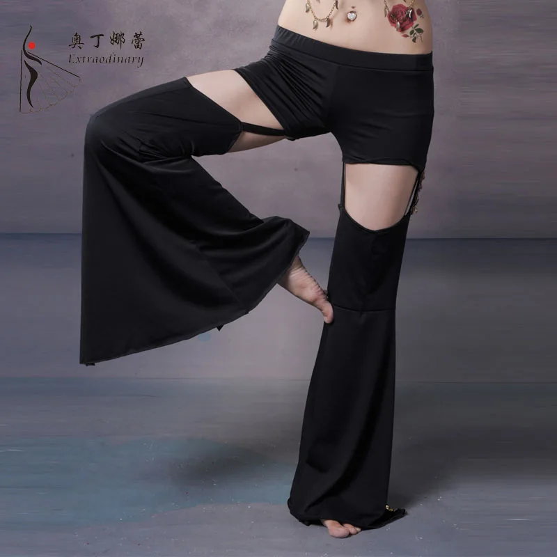

Dancewear Belly Dance Pants Satin Pants Professional Belly Dance Trousers Yoga Pants Dancing For Women Tribal Pants