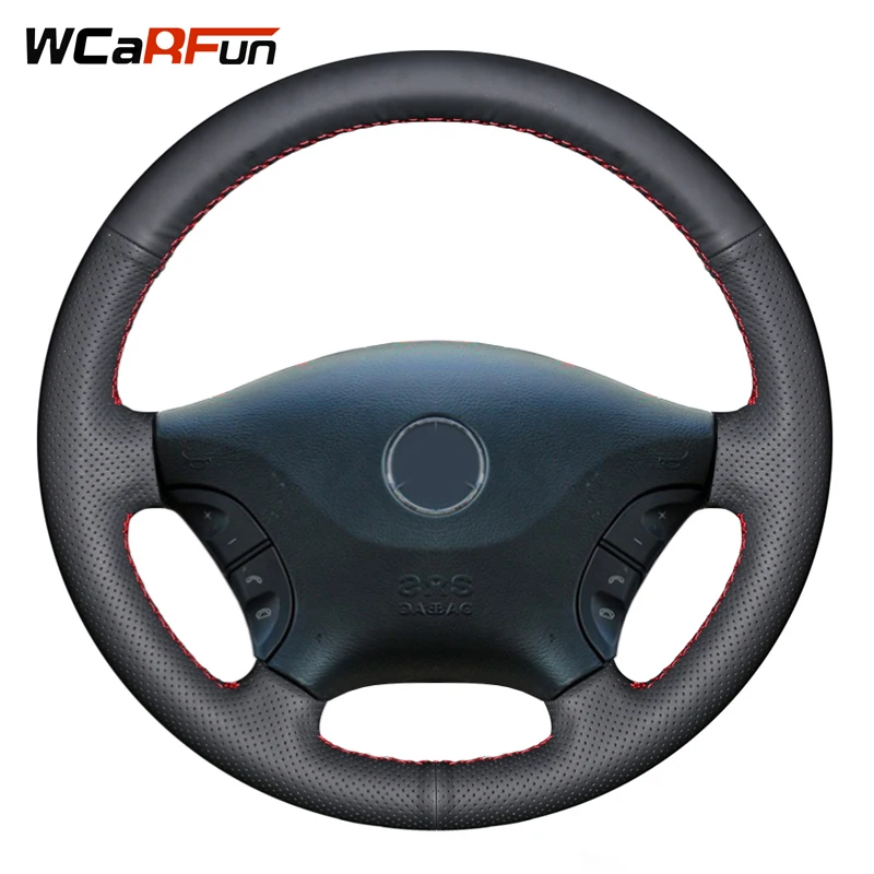 WCaRFun Black Artificial Leather Steering Wheel Cover for Mercedes Benz Viano w639 2006 2007 2008 2009 2010 2011 Vito 2010-2015 WCaRFun Black Artificial Leather Steering Wheel Cover for Mercedes Benz Viano w639 2006 2007 2008 2009 2010 2011 Vito 2010-2015