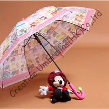 Детский зонтик, с рисунком героев из мультфильма, авто open.8mm вала стали и рифленой ребра, безопасные enviroment детский из ЭВА зонты, нетоксичный