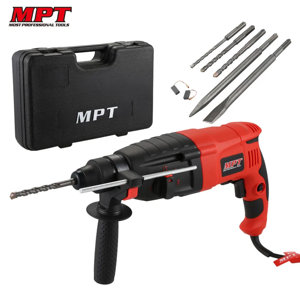 

MTP MRHL2607 4 Functions 800W Electric Hammer Impact Drill Electric Drill Power Tool Rotary 26mm 220V EU Plug