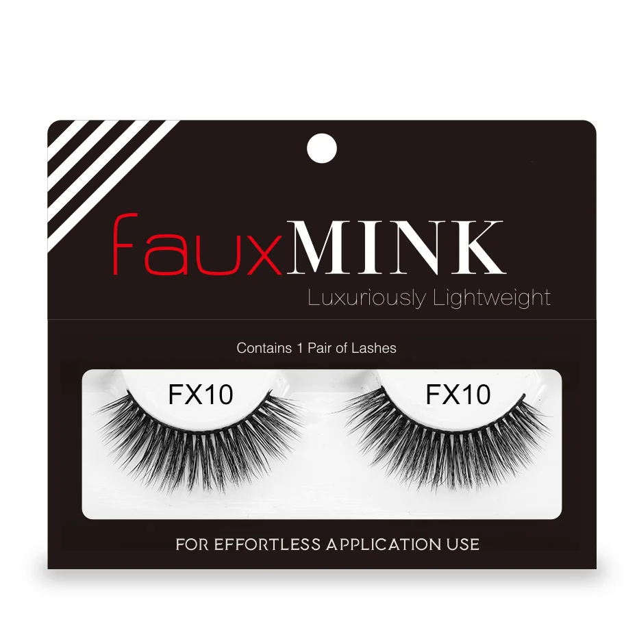 

Shozy Faux 3D Mink Lashes Make up False Eyelashes Extenshion Eyelash Natural Long False Eyelahses for Makeup-FX10