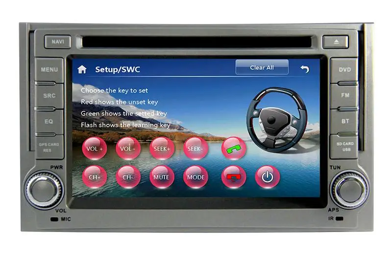 Автомобильный DVD плеер 6 2 дюйма с GPS (опционально) USB AUX BT/TV аудио радио стерео