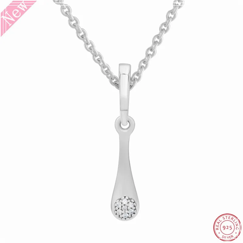 

Modern LovePods Droplet with Pave-set CZ Pendant Beads for Women Jewelry Making DIY Fit PANDORA Charms Silver 925 Original FL797