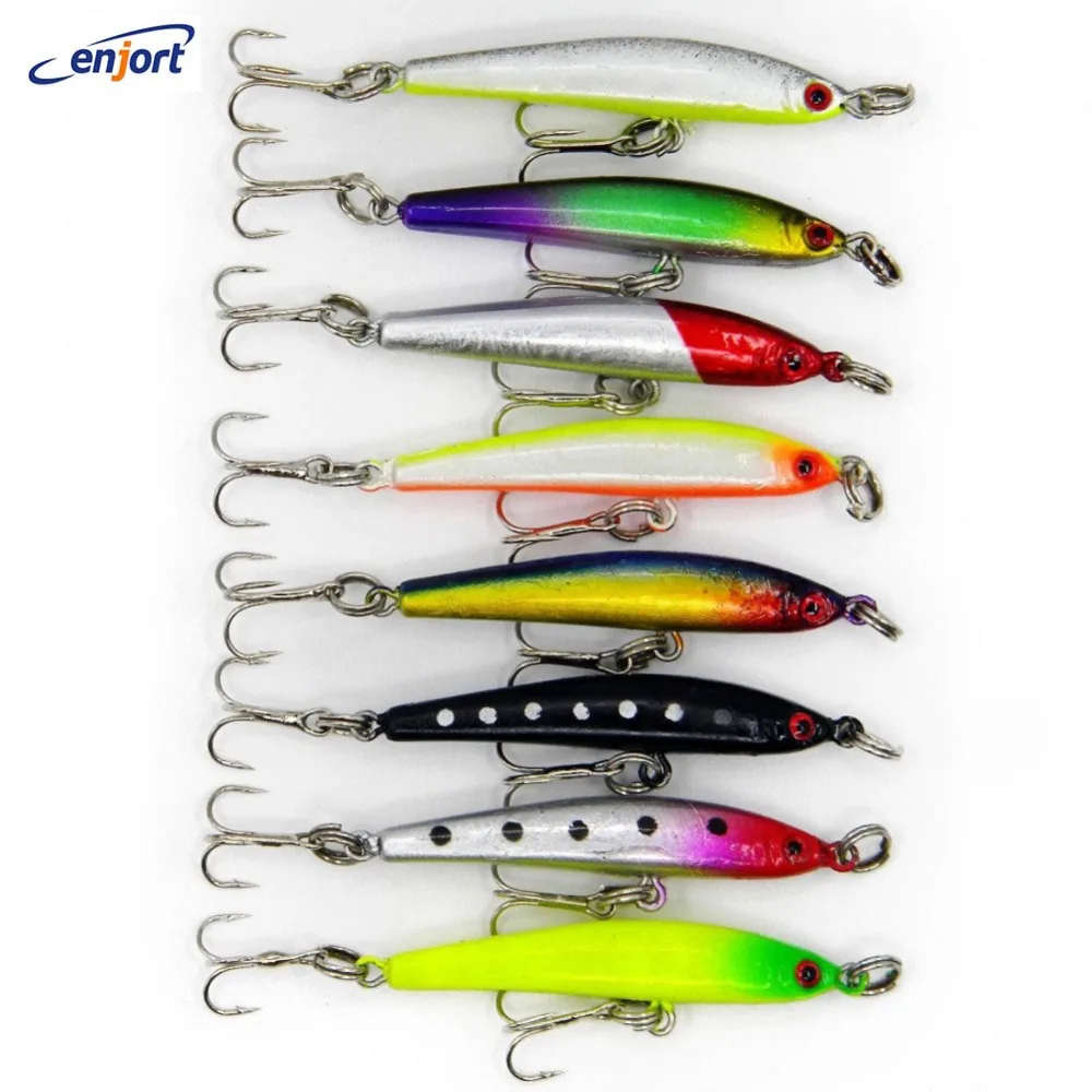 8 pcs/lot sinker Fishing lures 5CM 3.4G fish hard bait pesca fishing