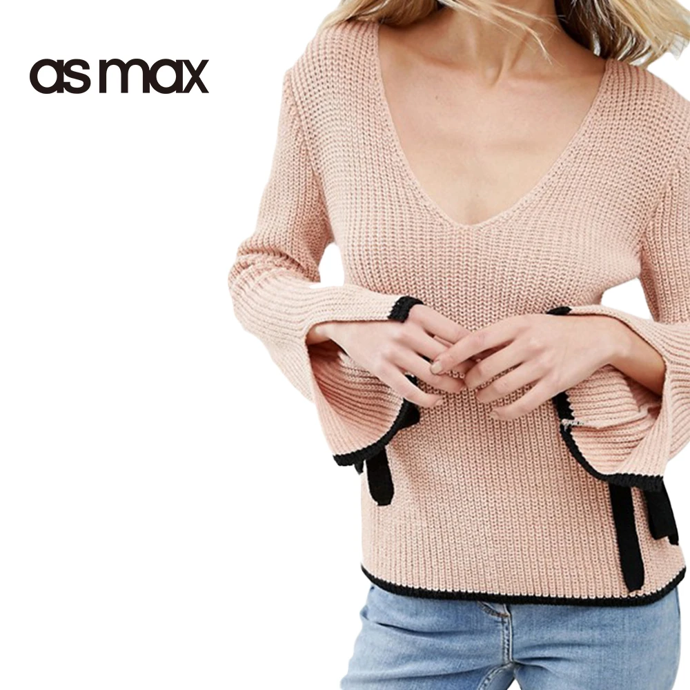 ladies baby pink jumpers