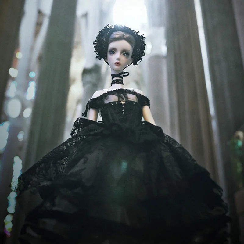 Новое поступление кукла 1/4 Black Swan BJD SD 48 5 см для девочек стройное тело свободные