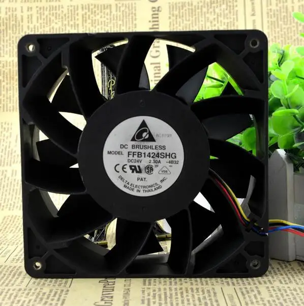 Дельта 14 см DC 24V 2.30A FFB1424SHG 140*140*50 мм Высокое качество 4 провод PWM Контроль