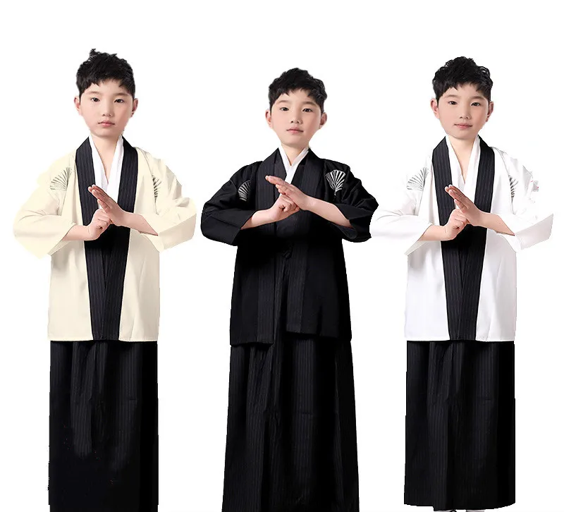 

Japanese Style Suit for Boys Japanese Kimono Sets Children Clothes Samurai Clothing Boys Costumes Yamato National Child Clothes