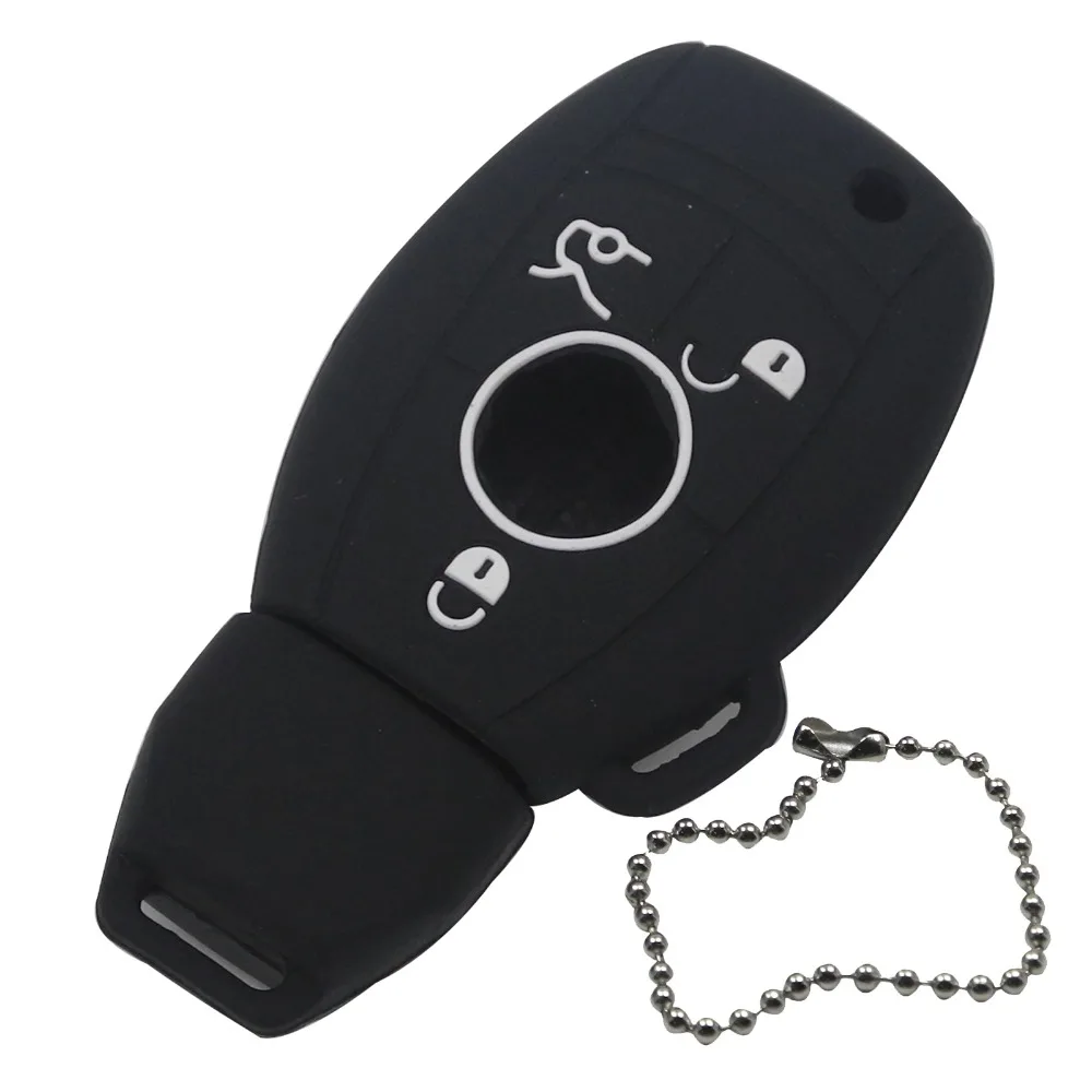 Silicone Car Key Cover Case for Mercedes Benz W203 W211 CLK C180 E200 AMG C E S Class Keyrings Holders Accessories key case key case cover car key shell remote control case cover