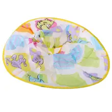 Круглая детская накидка для парикмахерских волос, однотонная накидка с цветочным принтом, Парикмахерская, домашняя детская накидка для стрижки волос