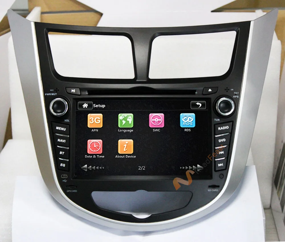 Car DVD for Hyundai Solaris-Verna-Accent 11