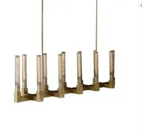 Americano Retro Cobre Ouro Led Lustre E14 Lâmpadas Luminarias Pingente Luminárias Lamparas rh 2 Cheap Lustres