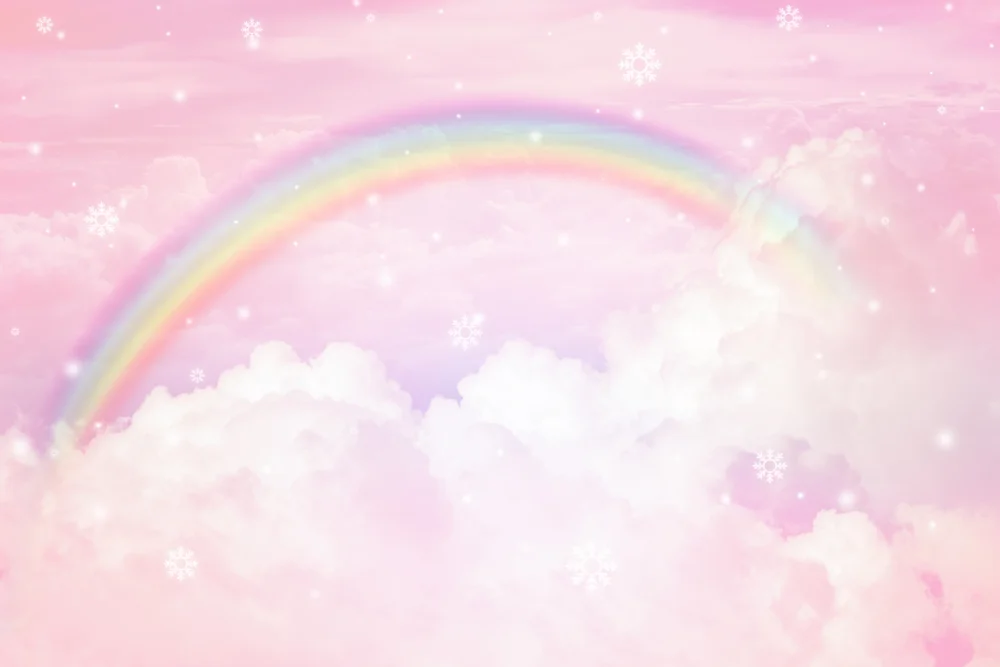 LIFE MAGIC BOX Rainbow детский фон для фотосъемки день рождения розовый|Фон фотосъёмки| |