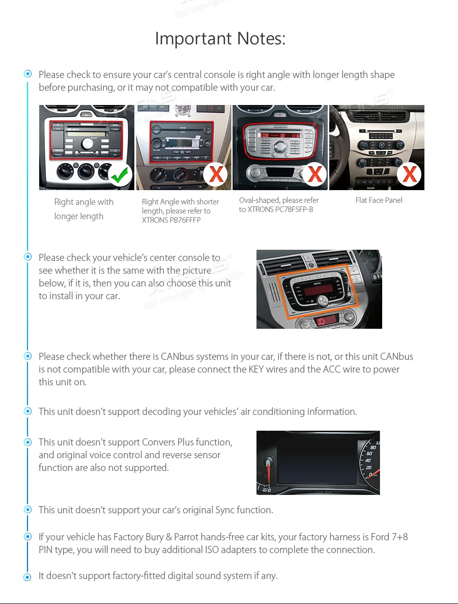 Best 7" Android 8.1 OS Car DVD Multimedia GPS Radio for Ford Fusion 2006-2011 & S-Max 2006-2011 & Transit 2006-2008 & Focus 2005-2007 4