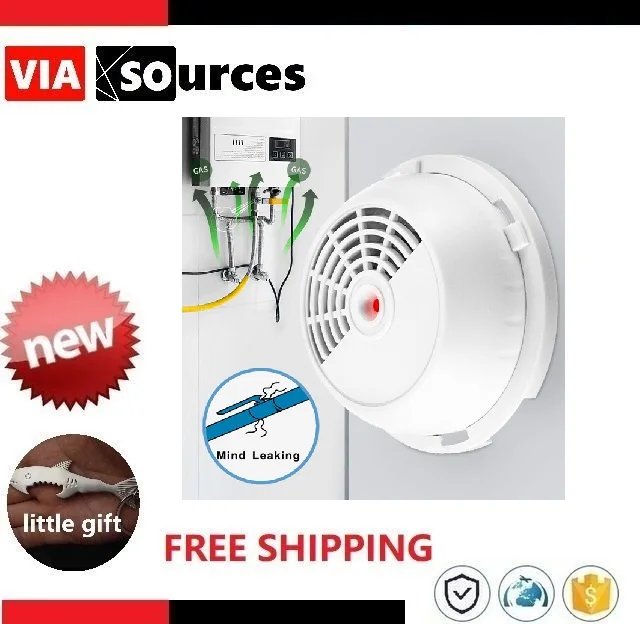 

12V Combustible Natural LPG Gas Leak Sensor Detector Propane Butane Leak Tester Alarm Warning for Home Security Safety Tool