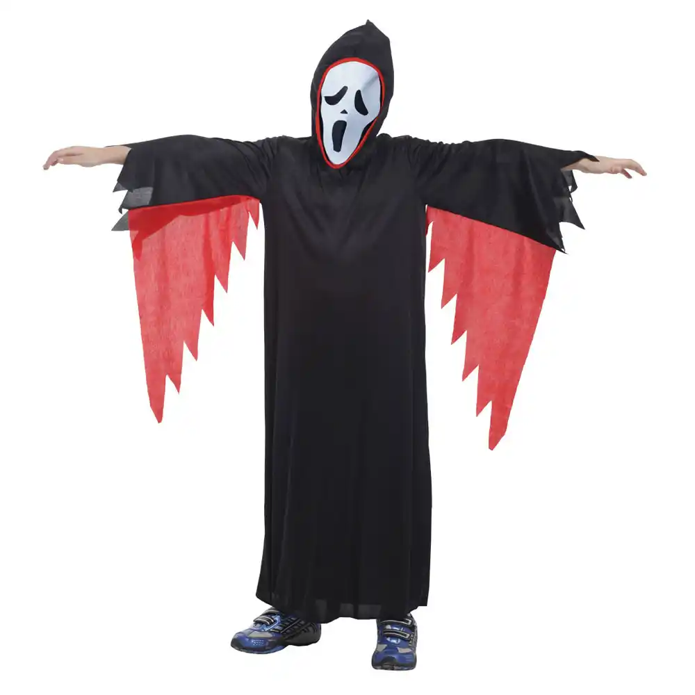 XL Adult Demon Ghost Scream Fancy Dress Halloween Mens Costume