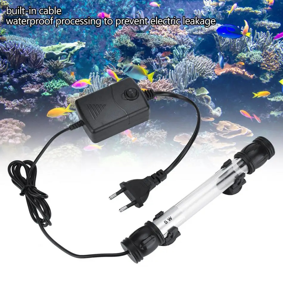 Погружной УФ-светильник стерилизатор водонепроницаемый светильник для бассейна лампа для водорослей рыболовный светильник для аквариума подводный светильник Лидер продаж