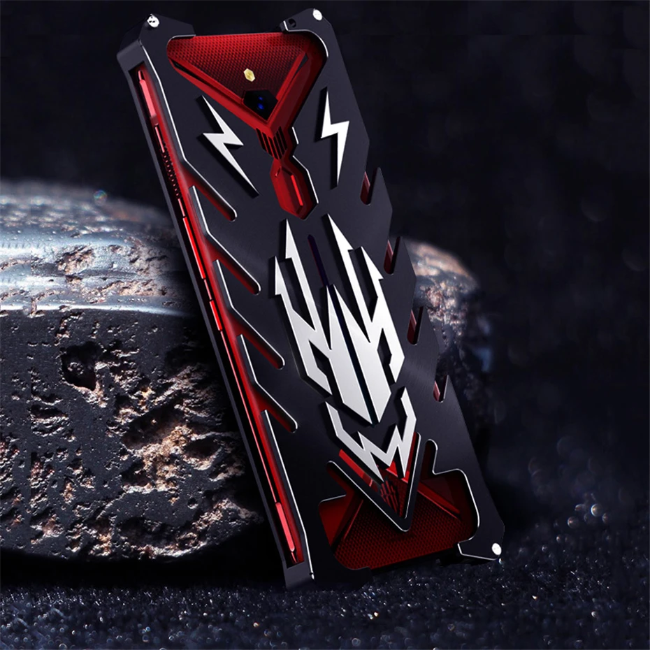 Чехол для ZTE Nubia Red Magic 3 Роскошный Алюминиевый противоударный защитный чехол из