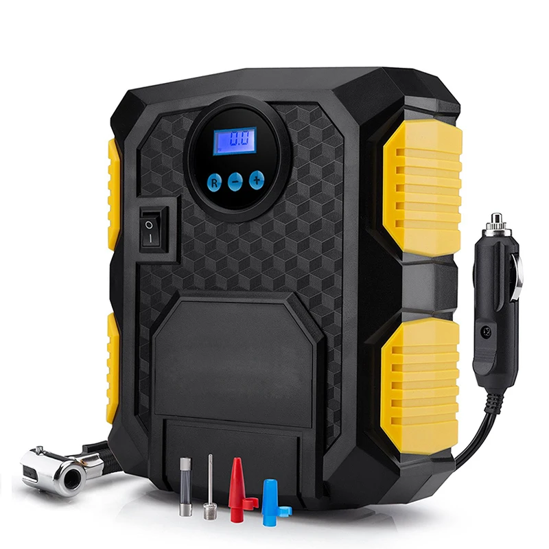 Digital Tire Inflator DC 12 Volt Car Portable Air Compressor Pump 150 PSI for Bicycles Motorcycles | Автомобили и мотоциклы