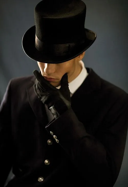 13,5 см(5,3 дюйма), шерстяная шляпа в стиле стимпанк для мужчин, верхняя шляпа в викторианском стиле, традиционная шляпа Федора, Сэм бобровая шляпа