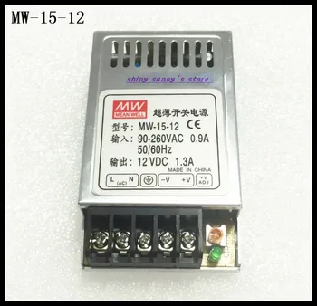 

1Pcs MW-15-12 15W 12V 1.3A 90-260VAC Input ,12VDC Output Mini Size Regulated Switching Power Supply Ac to Dc Brand New