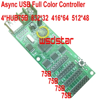 

Cheap Async USB full color controller 832*32 4*HUB75 Design for small size LED display Mini RGB LED controller 5pcs/lot