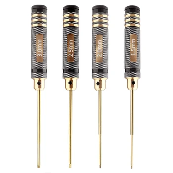 

1.5/2.0/2.5/3.0MM Hex Screwdriver Titanium Plating Repair Tool Hand Tools Screw Driver For Helicopter Airplane Car Toys Models