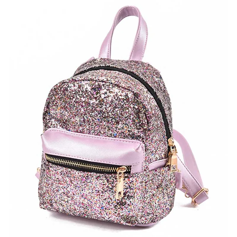 small glitter backpack