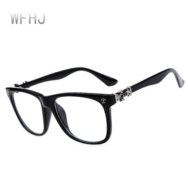 Latest Cross Glasses Frame Vintage Women Brand Fashion Alloy Eyeglasses