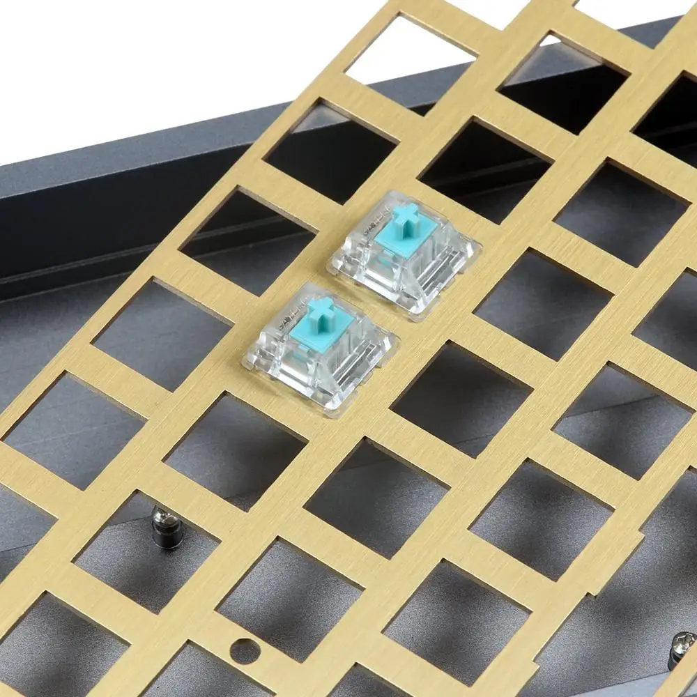 Koop 65% Messing Plaat compatiable voor KBD65 DZ68 PCB Tofu65 TADA68 toetsenbord